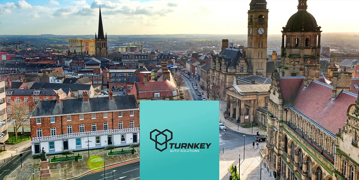 Wakefield city centre and cathedral
