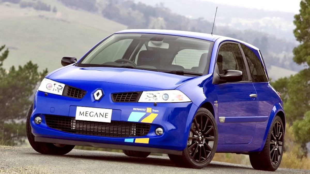 Blue Renault Mégane