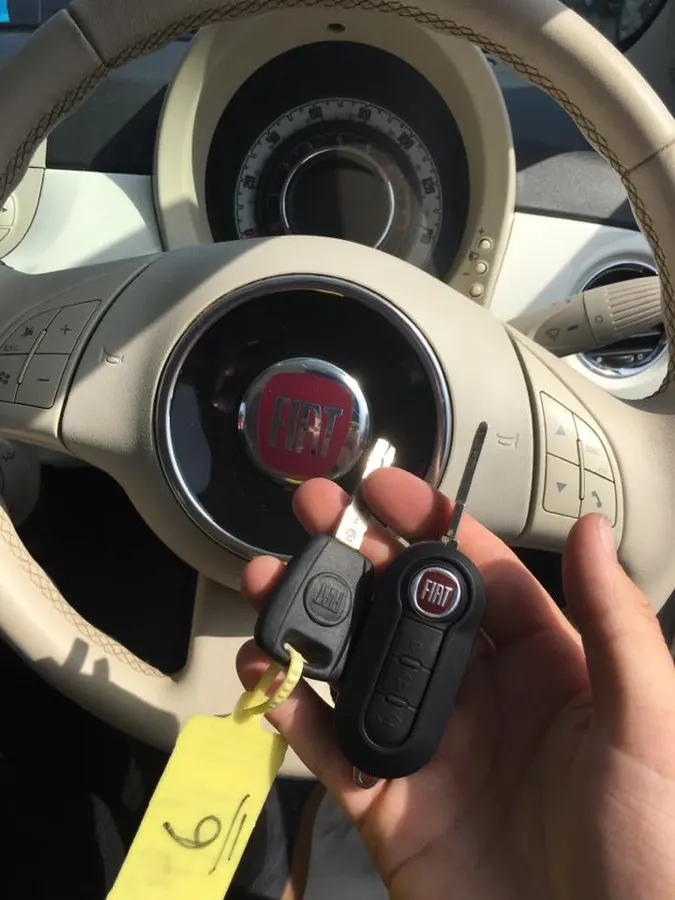 Fiat 500: spare remote key