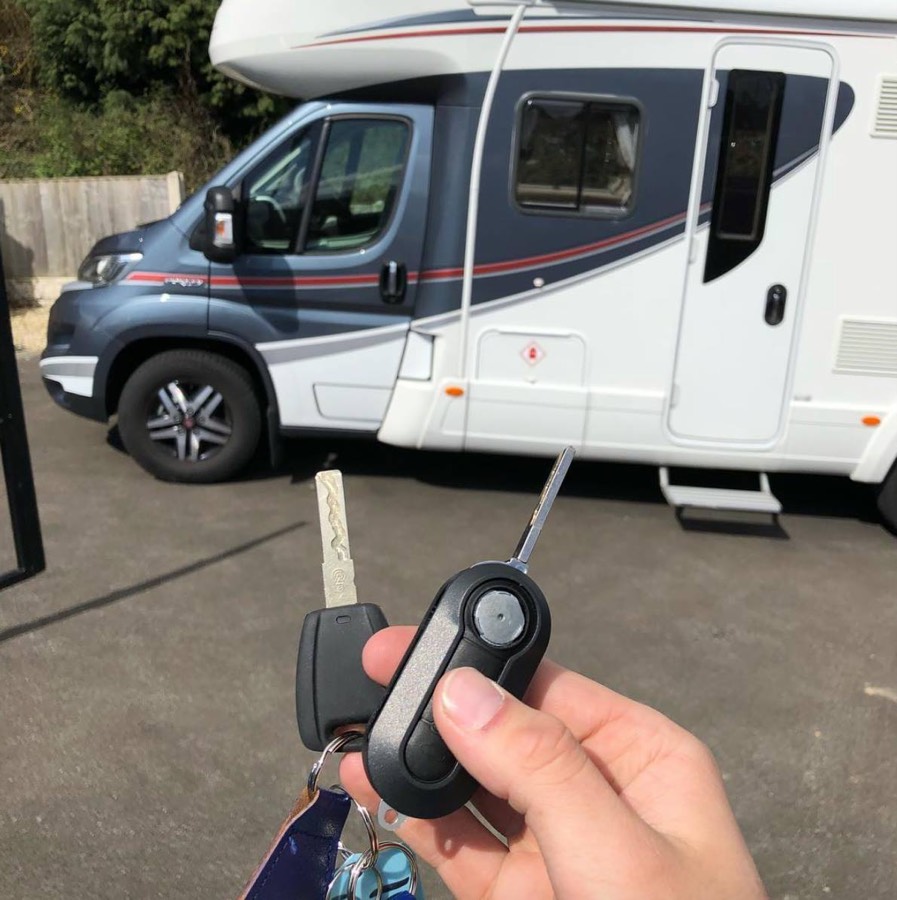 Fiat Ducato motorhome: spare key