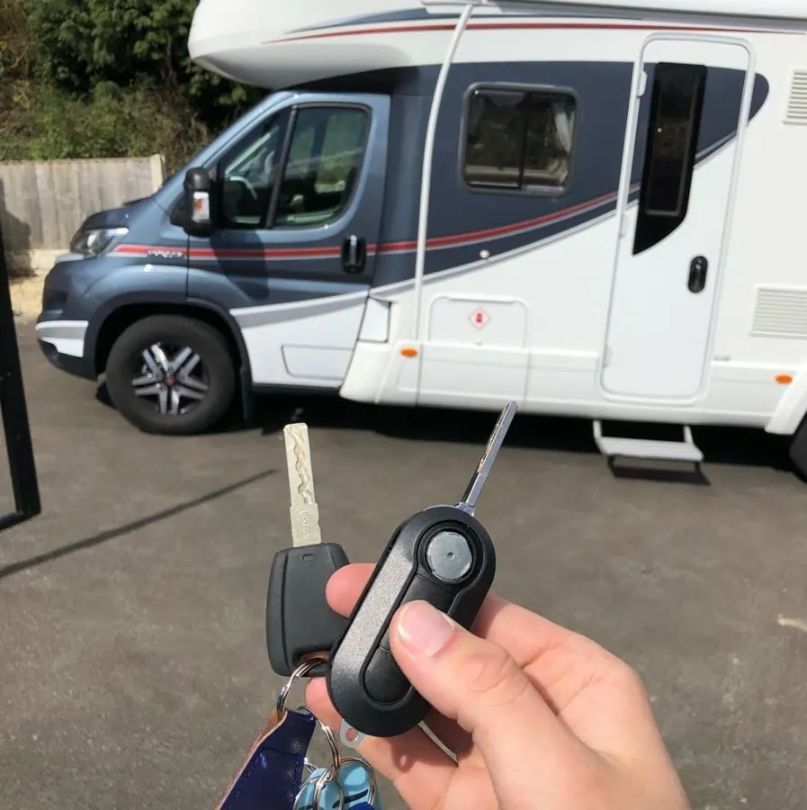 Fiat Ducato motorhome: spare key