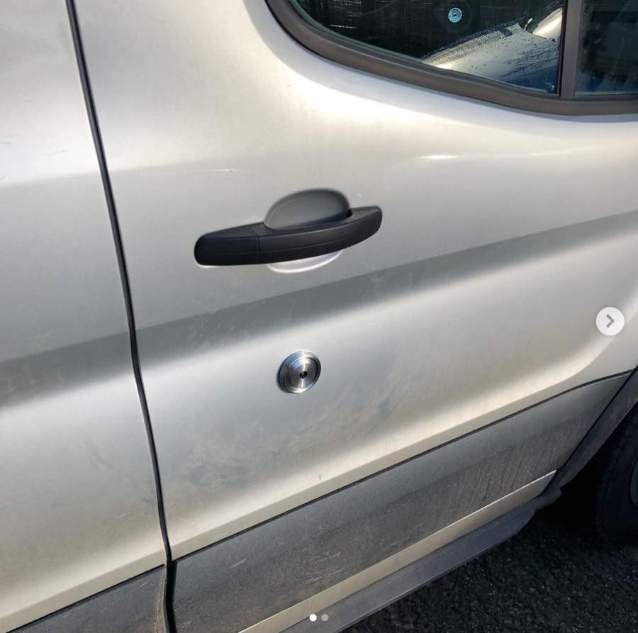 Ford Transit: Hykee lock fitted